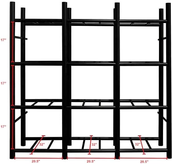 Bin Warehouse DFAE2MBW0431-HD Heavy Duty 12 Tote Rack