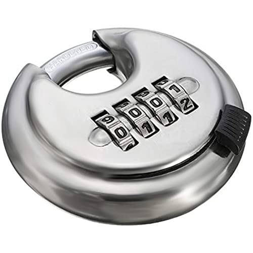 Cadenas rond d'extérieur haute sécurité à anse renforcée et code blindé