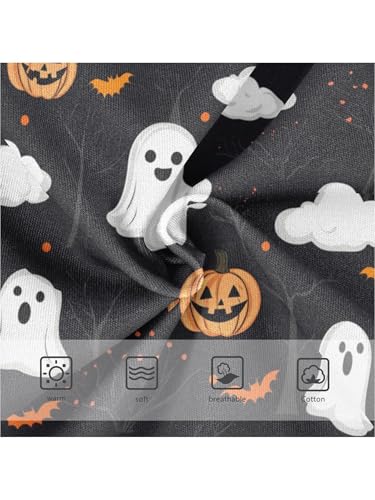 ZZKKO Cute Ghosts Pumpkins Girls Underwear Toddler Panties for Girls Comfort Brief Size 2T3