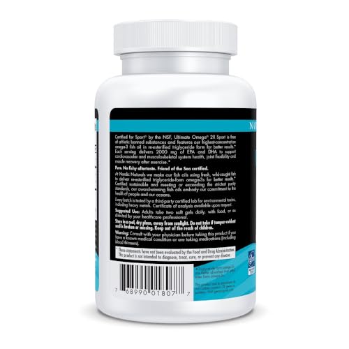 Nordic Naturals Ultimate Omega 2X Lemon 2150mg, NSF Certified, EPA&DHA 60ct - image 6
