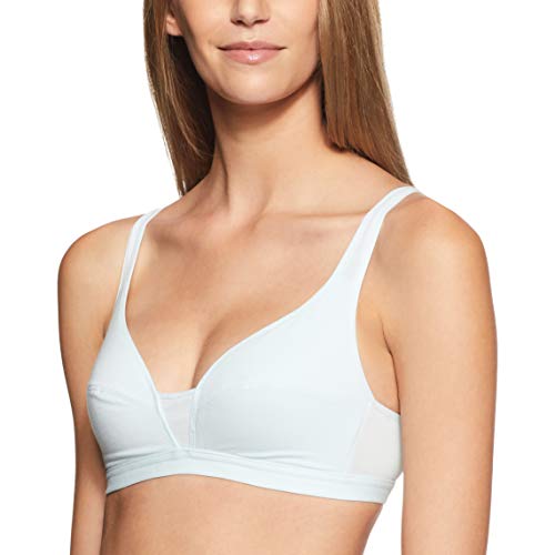 Image of Triumph Beginner Bra for Women Padded Non Wired Bra Wireless Full Coverage Lingerie for Teens Lightly Padded Cut-n-Sew Support Wide Straps Elastic Bottom Band Pack of 1