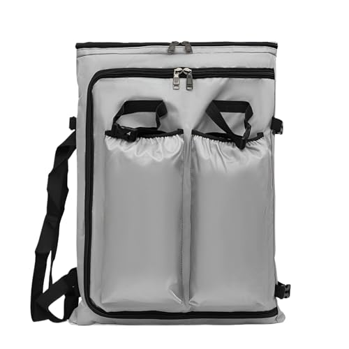 Image of Art Portfolio Carry Bag 4K Oxford Artist Backpack Adjustable Shoulder Bag Tote Artist Portfolios Case Water-Resistant Drawing Board Bag for Art Supplies Storage Transport Traveling, 26 x 18 Inch