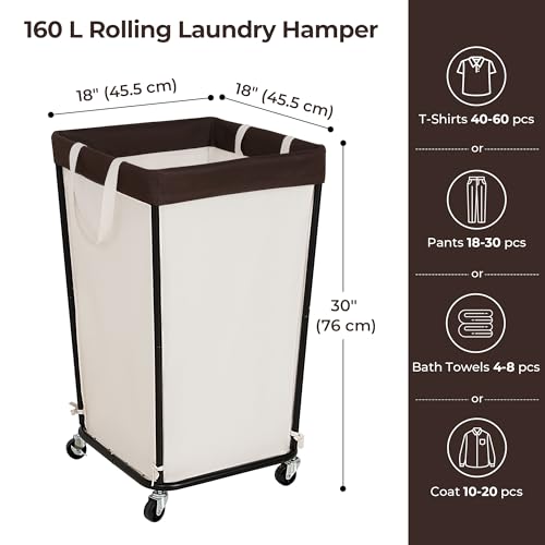 Save $11.20 on GRANNY SAYS 160L Rolling Laundry Basket with code YZU2DATZ