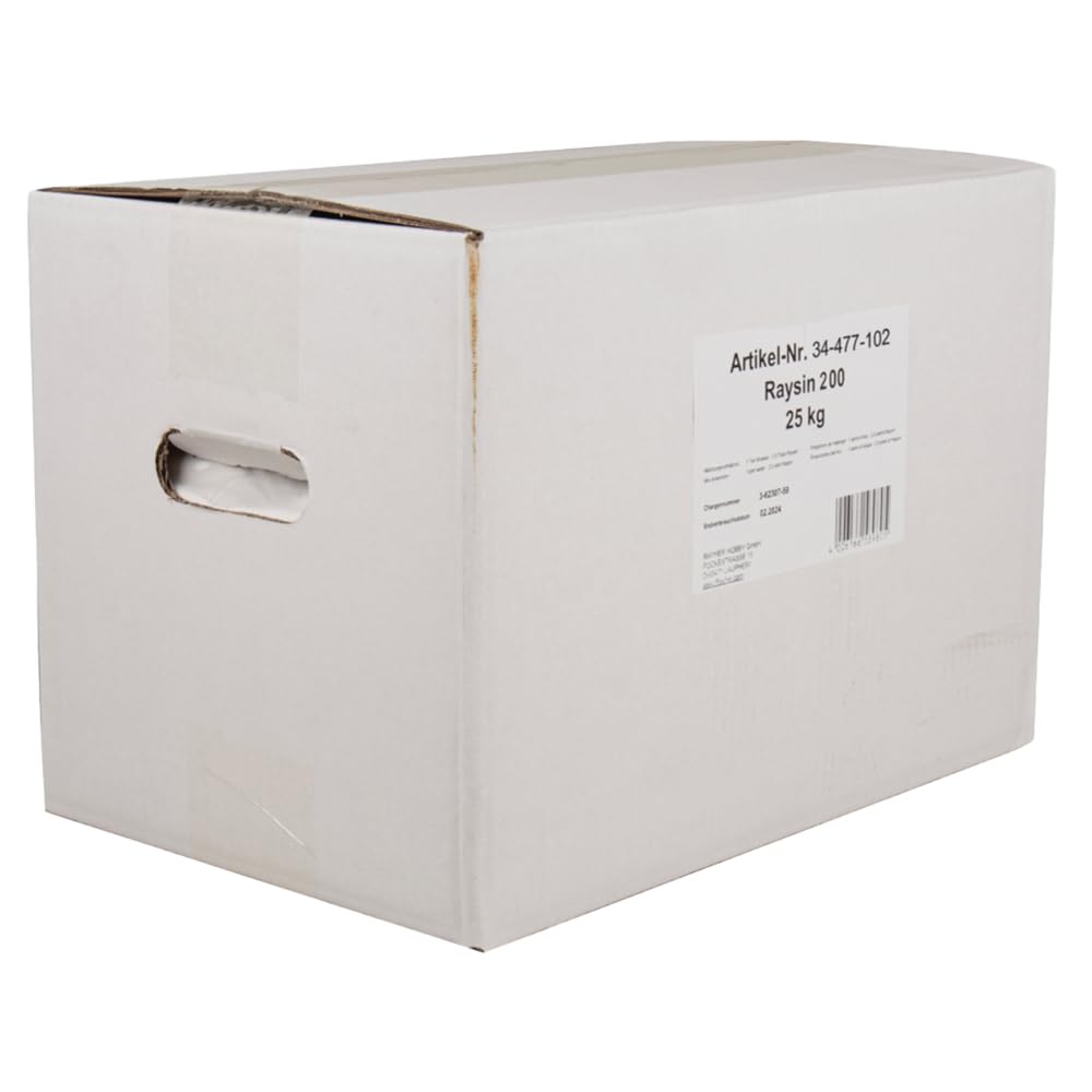 RAYHER Raysin 200 - Masilla para moldear en polvo (25 kg), color blanco