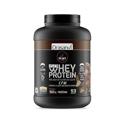 SPORT LIVE Whey protein isolate | Aislado de proteína en polvo | Proteina whey isolada de suero de leche | Proteinas que ayudan a aumentar tu masa muscular | Doble chocolate| 1.600 GR| Drasanvi