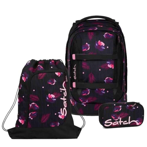 Satch Pack Schulrucksack Set 3tlg. inkl. Schlamperbox und...