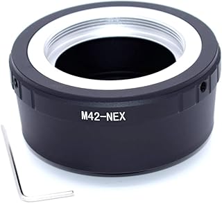 M42 (42x1mm) Screw Lens to &,for Sony E-Mount Camera A6300,A7,A7R, A7II,A7S, A7M2,NEX-7, NEX-6, NEX-5, NEX-3; NEX-5N,NEX-C3,NEX-5R,NEX-F3,NEX-7,NEX-6, etc