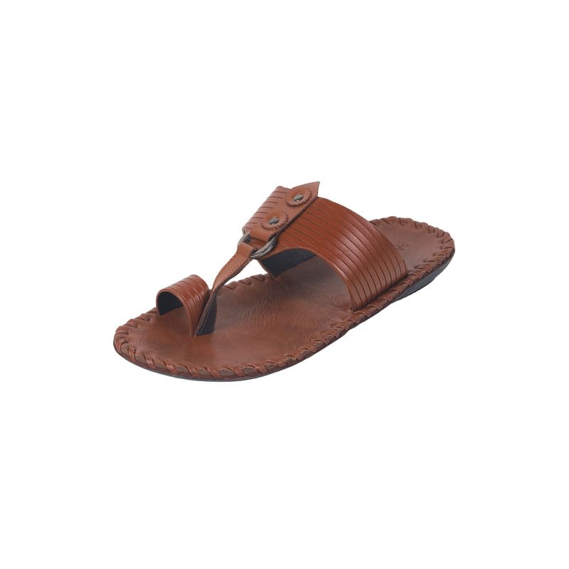 mochi Men Synthetic Leather Kolhapuri Chappal-picture-41