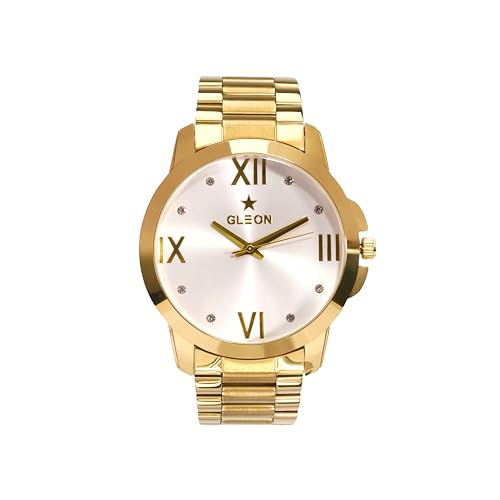 Image of GLEON Luxury Men's Numerology Watch | Water Resistant | Analog Type with Japanese Movement | Timepiece for Growth and Success with 1 Year Warranty - (Pack of 1)