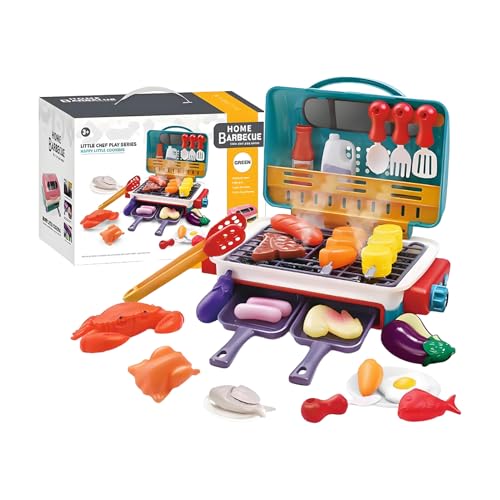 Jouet de barbecue en plein air pour tout-petit avec kit de jeu de cuisine complet