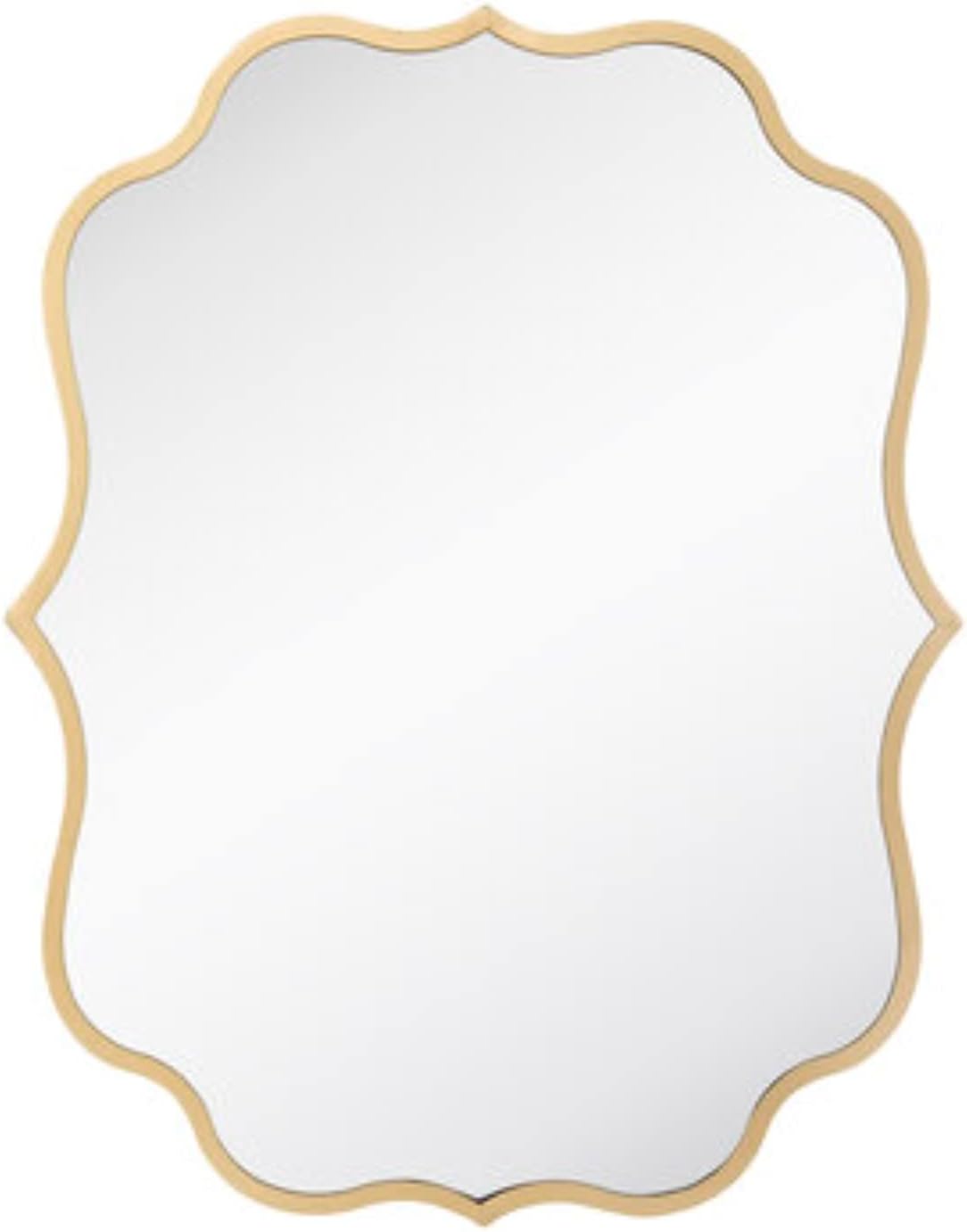 Hobby Lobby Elegant Metallic Gold Quatrefoil Wall Mirror for Home Decor, Entryway or Vanity