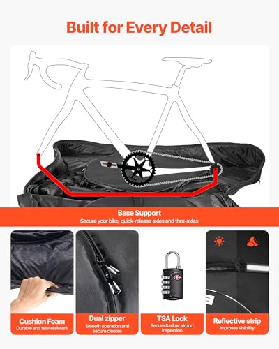 VEVOR Triathlon Bike Travel Bag
