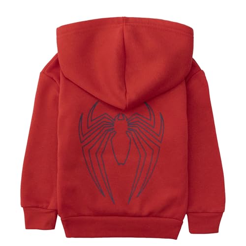 Sweat Spiderman enfant 8 ans Marvel rouge à capuche 6998 - 3
