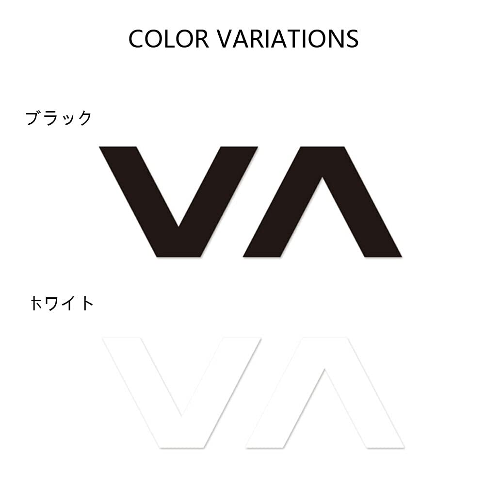 Amazon.co.jp: RVCA ルーカ 【VA】 15cm×5.8cm ステッカー