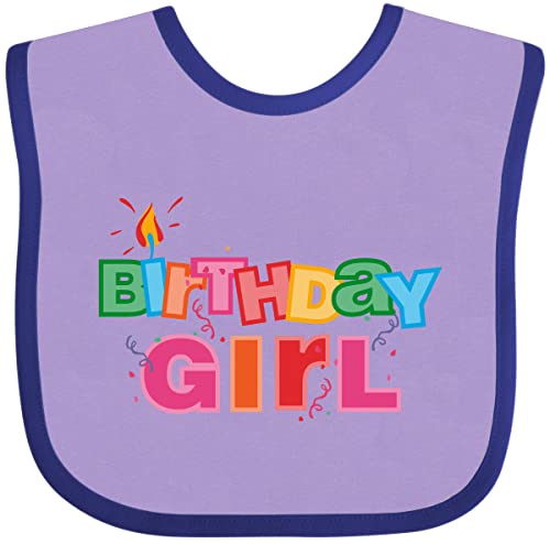 inktastic Birthday Girl Letters Baby Bib