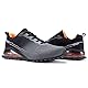 Kricely Traillaufschuhe Herren Leicht Atmungsaktiv Wanderstiefel rutschfest Laufschuhe Outdoor Fitness Straßenlaufschuhe（Grau 46）