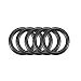 uxcell 50 Pcs Black Nitrile Rubber O Ring Grommets Seal 15mm x 21mm x 3mm