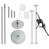 HBOKIT Stripper Pole Spinning and Static Dance Pole Portable Removable Dancer Pole Kit for Home Club Party Pub Professionals Beginners Exercise