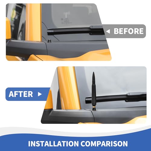 Antena bala Ford Bronco y F150 de repuesto corto resistente 5