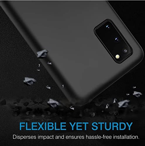 Image of Mobile Back Cover Case for Samsung Galaxy S20 (6.2 inch) (Silicone Case|CameraProtection|Black SC1510)