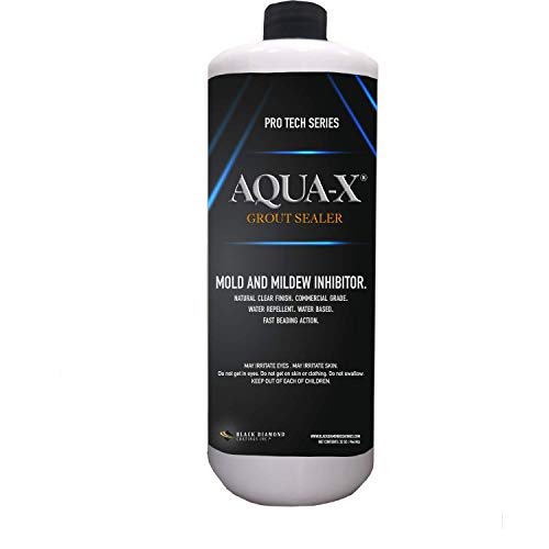 AQUAX Grout Sealer, Clear Grout Sealer, Commercial Grade, Mold and