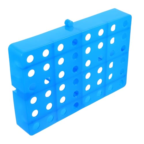 Palette grillagée en plastique bleu 30x20x5 cm Vaguelly