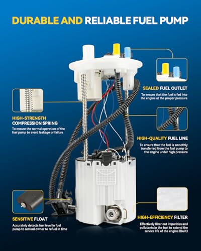Image of PHILTOP Electric Fuel Pump Assembly FG1740 Fit for Saturn Vue