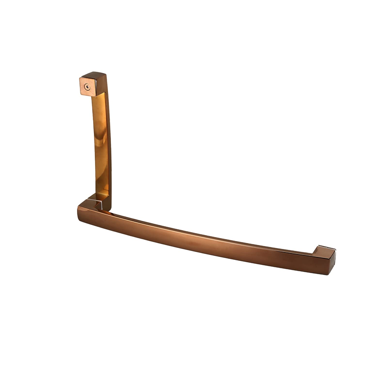 DFGHNBVC Shower Door Handle Shower Glass Door Handle Pull,Rose Gold Sus304 Stainless Steel Polished Chrome Finish Push And Pull Glass Door Handle