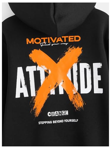 COZYEASE Boy's Letter Graphic Hoodies Long Sleeve Hooded Sweatshirts Vintage Pullover Tops4