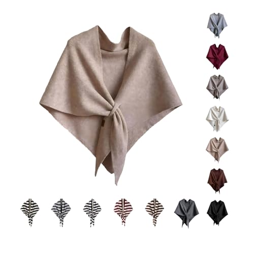 Pashmina Wraps For Women, Shawl Wrap Womens Knitted Shawls Cardigan Cape Wool Cashmere Poncho Sweater Tops Scarf
