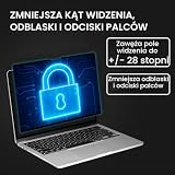 kwmobile Folia prywatności kompatybilna z Apple MacBook Air 15 M5 2026 A3448 – magnetyczny filtr prywatności – filtr antyszpiegowski