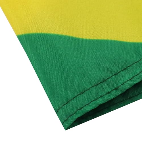 Image of AZ FLAG Set of 2 Jamaica Flags - 90 x 60 cm - 100% Polyester Jamaican Flag with Integrated Metal Eyelets