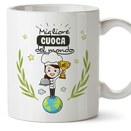Mugffins Tazza Cuoca (Migliore del Mondo) - Idee Regali Originali...