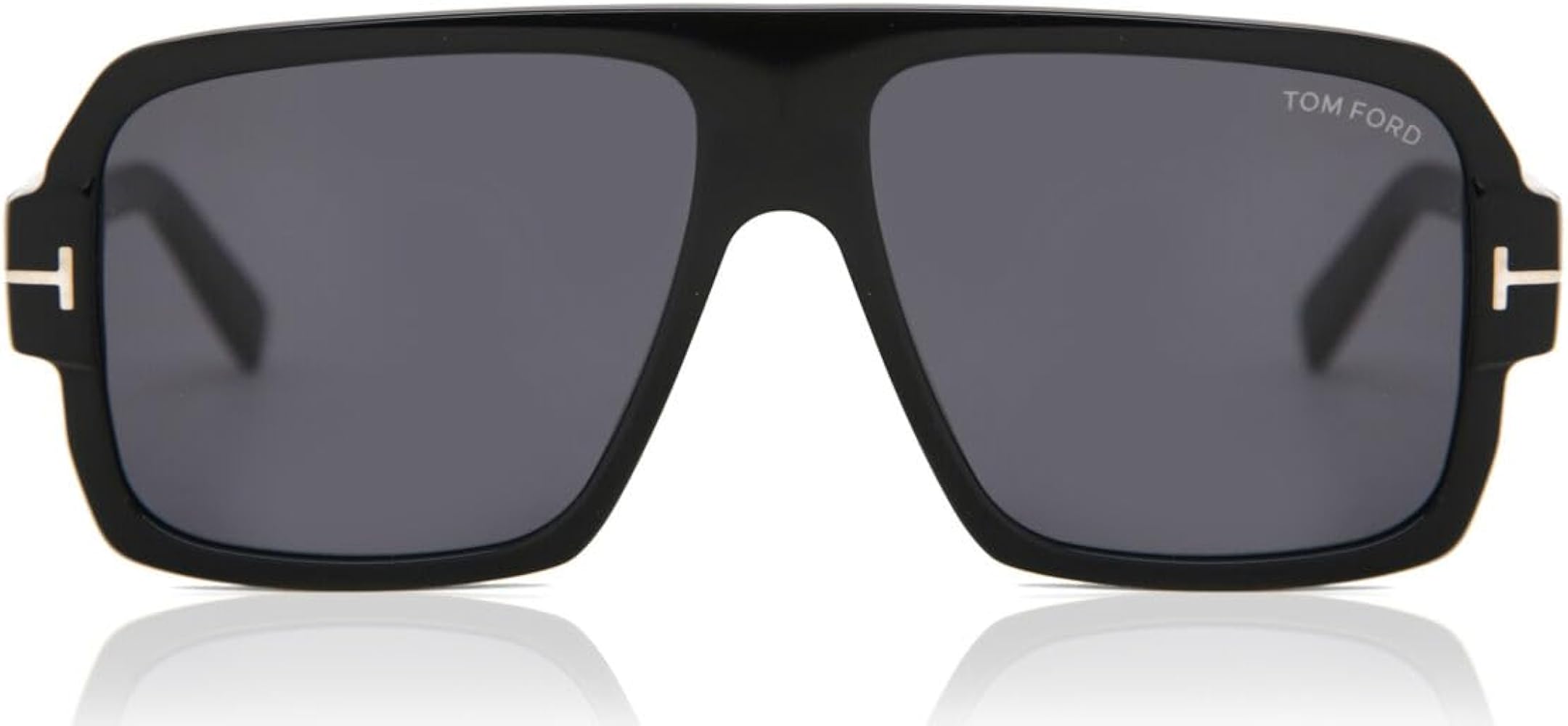 Amazon.com: Tom Ford CAMDEN FT 0933 Shiny Black/Grey 58/15/145