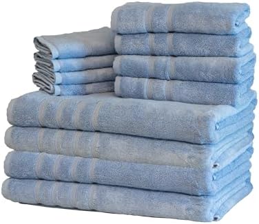 Mosobam Luxury Turkish 12pc XL Towel Set 35X70 16X30 13X13 Allure...