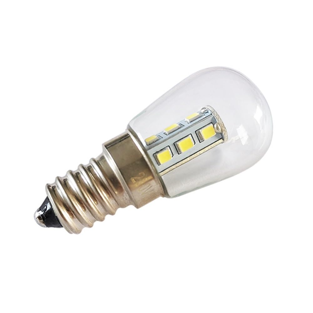 fengyan Casa bombillas, Paquete de 20 bombillas LED de cristal CA 220 V T26 2 W E14/E17, lámpara de araña, fuente de luz decorativa for el hogar Familiar Lámpara(Warm White 3000K,AC220V E17)