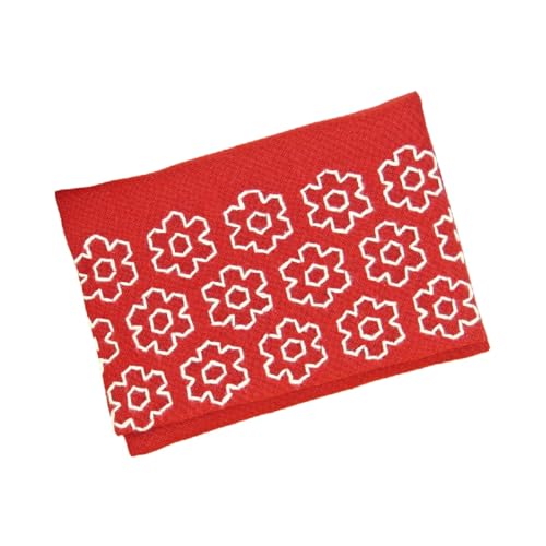 Kit couture étui de mouchoirs fleur rouge SK301 pour le sac