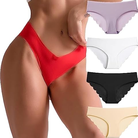 VISSAY Womens Seamless Underwear Breathable Stretch Bikini Panties (m) Cover