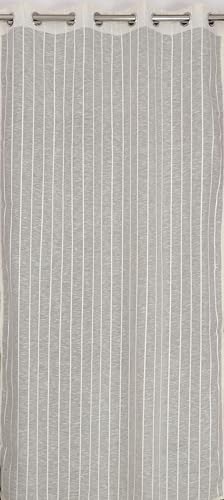 Image of Exporthub Sheer Linen Cotton Curtains for Window 5 Feet Set of 2, Cream - Light Filtering Breathable Fabric Drapes for Living Room & Bedroom (EHSPR054 54)