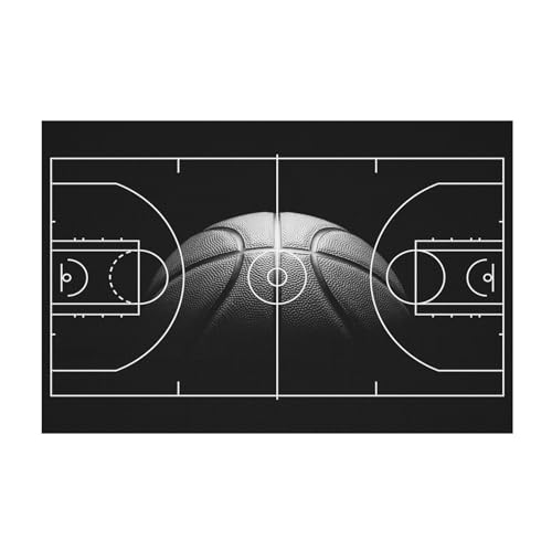 Tapete Osimiccp Baloncesto 91x61 cm Antideslizante miniatura 3