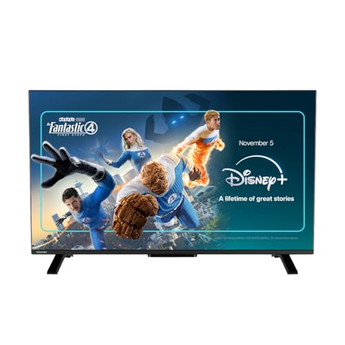 Toshiba 40' LV2553DB Full HD Smart VIDAA TV, HDR, Freely, Disney plus, Prime Video, Netflix, Dolby Audio, Works with Alexa, Works with Google Assistant, VIDAA Voice 2025