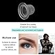 Tattoo-Silikonbecher,Tattoo-Tintenbecher,Tattoo-Make-up-Pigmentbecher, 100pcs Einweg-Pigmentbecher für Augenbrauen-Tattoo, Lippenbleiche und Eyeliner(L)