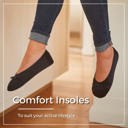 isotoner women39s satin ballerina slippers with soft tie bow and suede sole