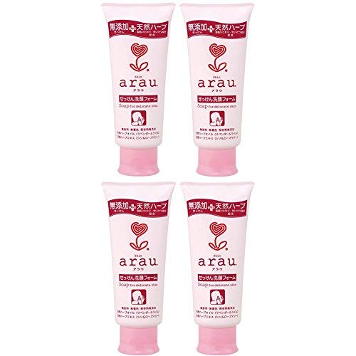 (Set product) arau. Arau soap facial cleansing foam 120g 4 pcs