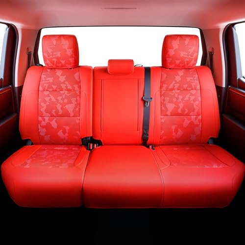Image of Carlimeki Leather Seat Covers Custom Fit for Tundra 2022-2027 CrewMax