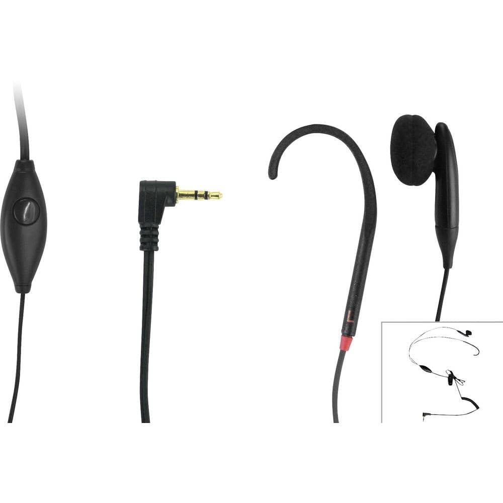 Geemarc CL Hook 5 pojedynczych zaczepów na ucho i słuchawkę z wtyczką jack 2,5 mm do telefonów komórkowych
