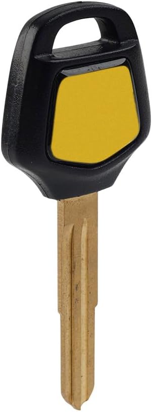 Bacar Black Motorcycle Blank Key Replacement Motorcycle Blank Key Uncut Blade for HONDA Gold Wing GL1800 2001-2012