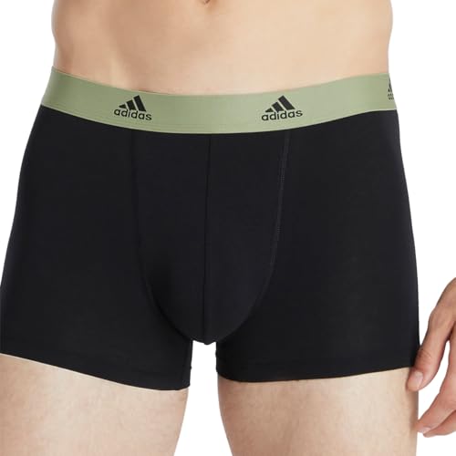 adidas Herren Trunk (3PK) -Active Flex Cotton 4A1M02 Boxershorts, 932 Assorted, M (3er Pack)