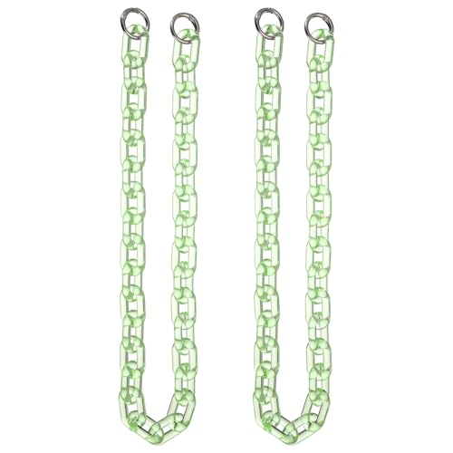 Anse de sac acrylique vert transparent de 61cm pour personnaliser vos cabas de sortie et pochettes