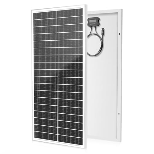 18BB 150 Watt Solar Panel N-Type 150w Solar Panels 24.6% High Efficiency Monocrystalline 12V PV Module for Home RV Power Station Marine and Off-Grid Systems (150 watt Solar Panel)